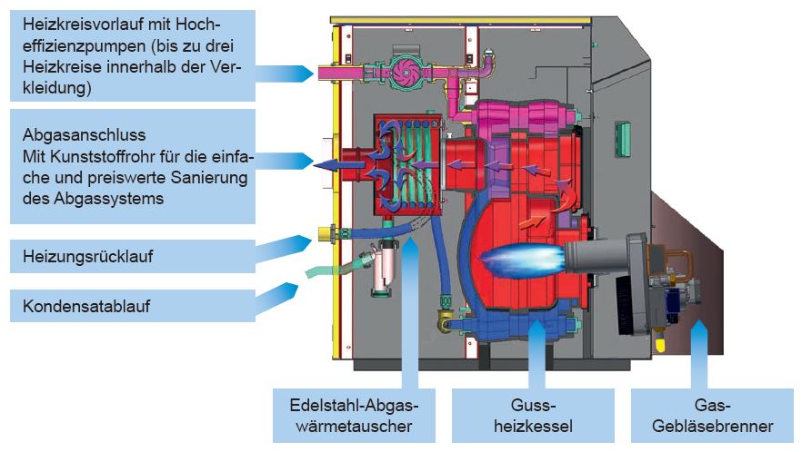 Ecoheat Plus Gas Schnitt