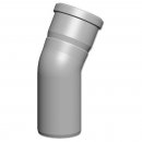 Abgas Bogen 30° DN 80