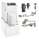 Brennwertkessel Paket 25 kW Intercal Ecoheat Plus Öl Medium Speicher 150 l Abgasset 12 m